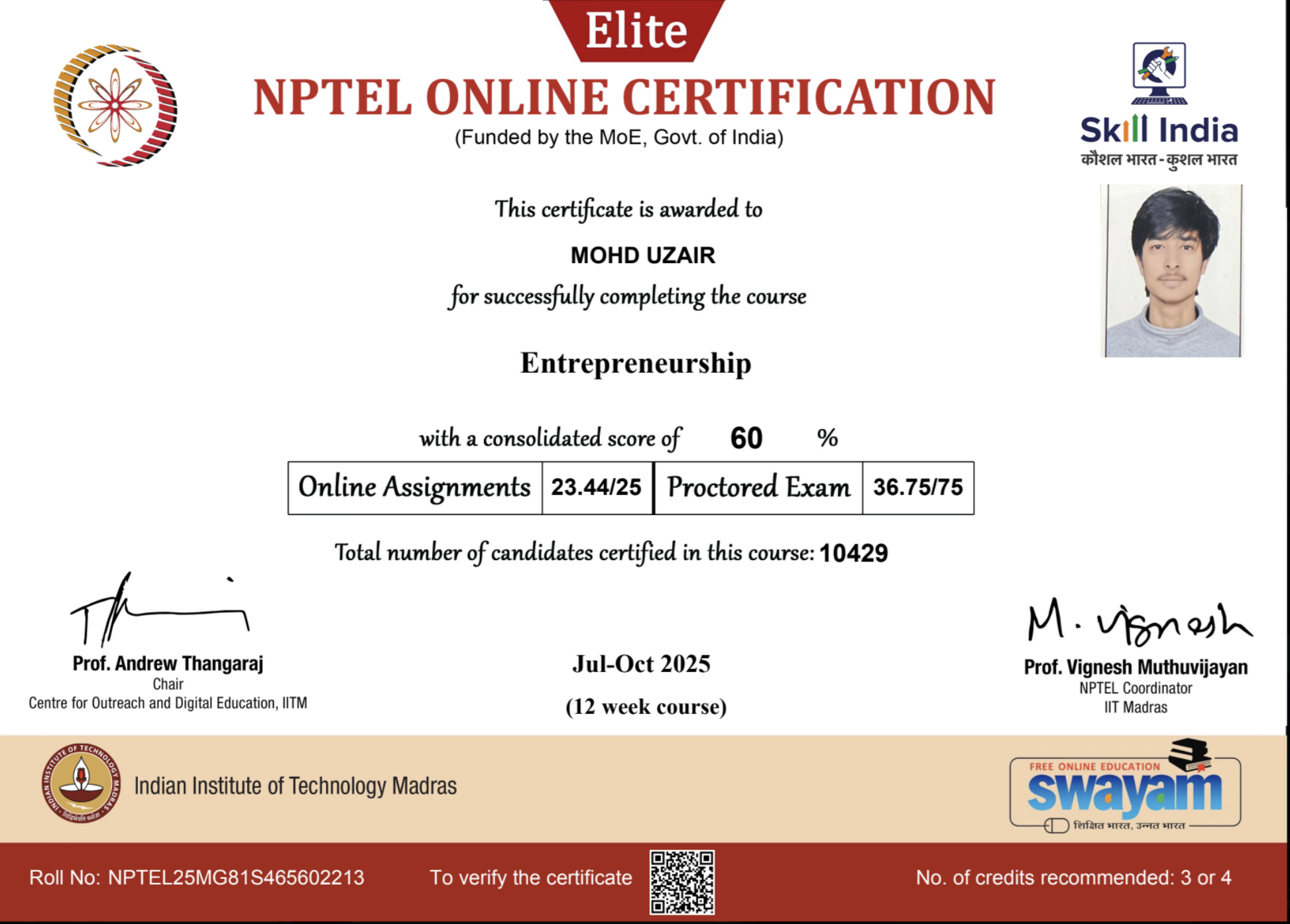 Entrepreneurship (Elite)